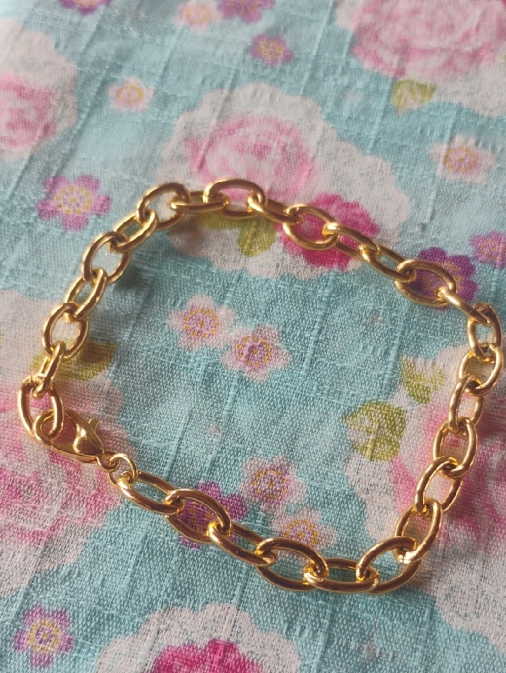 Gold Link Bracelet/ Anklet